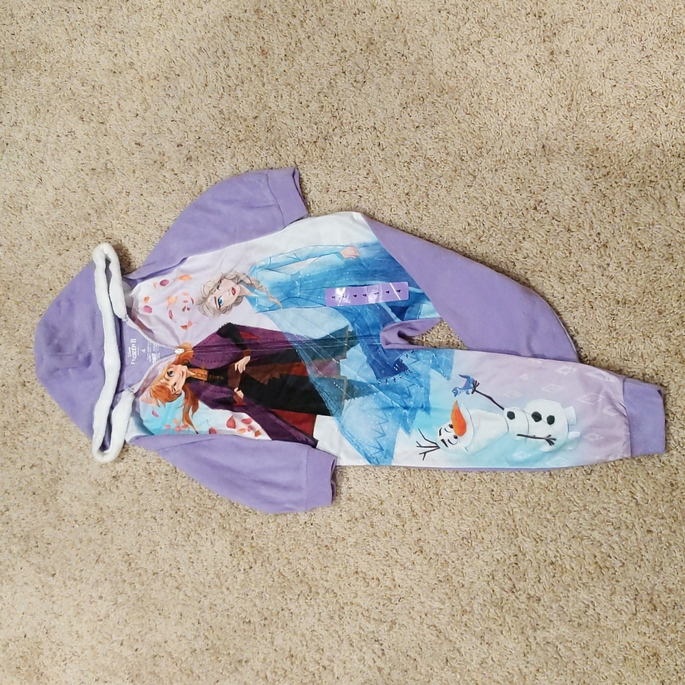 NWT Frozen II One-Piece PJS SZ 4/4t
